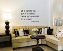 It is Hard Quotes Wall Decal Motivational Vinyl Art Stickers